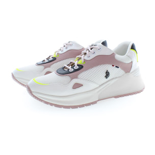 Sneakers U.S. Polo Assn White Pink