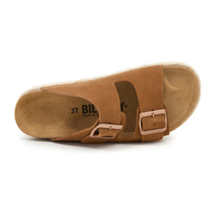 SANDALIA PLATAFORMA BILLOWY MARRON