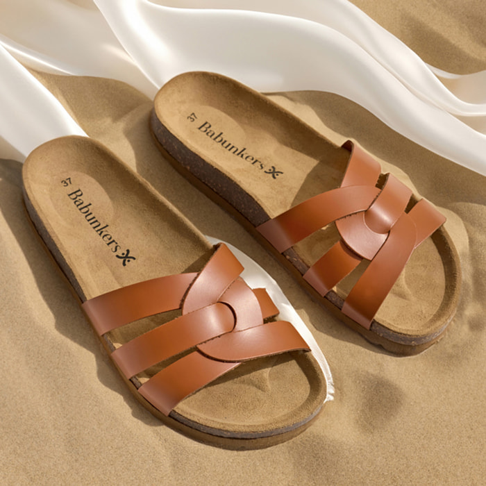 Sandalo BABUNKERS MARRONE