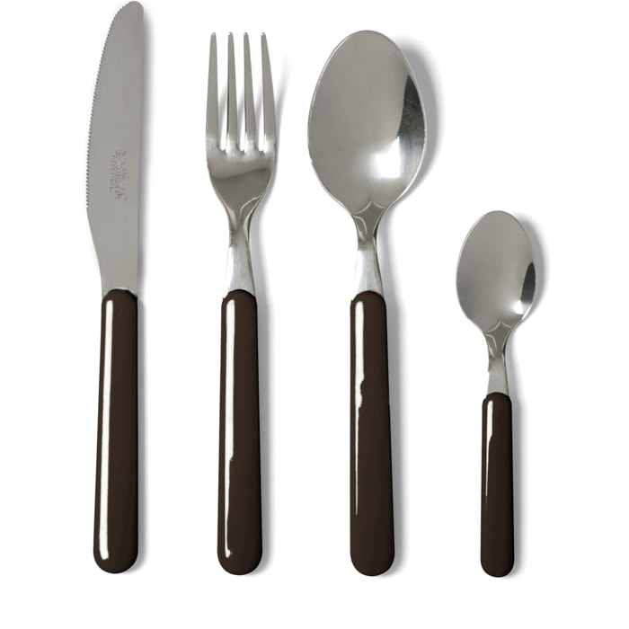 Servizio 24 posate Excelsa – Fashion, Acciaio Nero