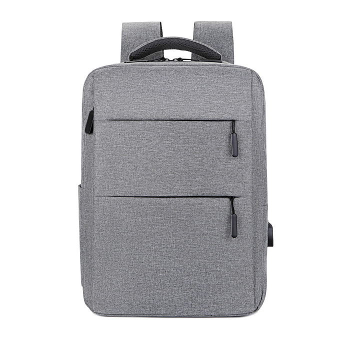 DAM Mochila para Laptop con interfaz de carga USB. 30x13x44 Cm. Color: Gris