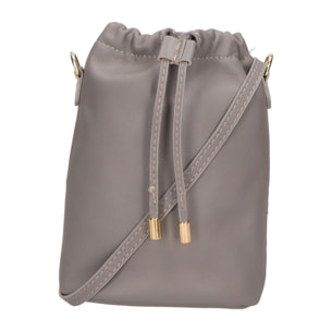 Borsa a sacca da donna - Modello Angela - Vera pelle - 16.0 x 20.0 x 7.0 cm