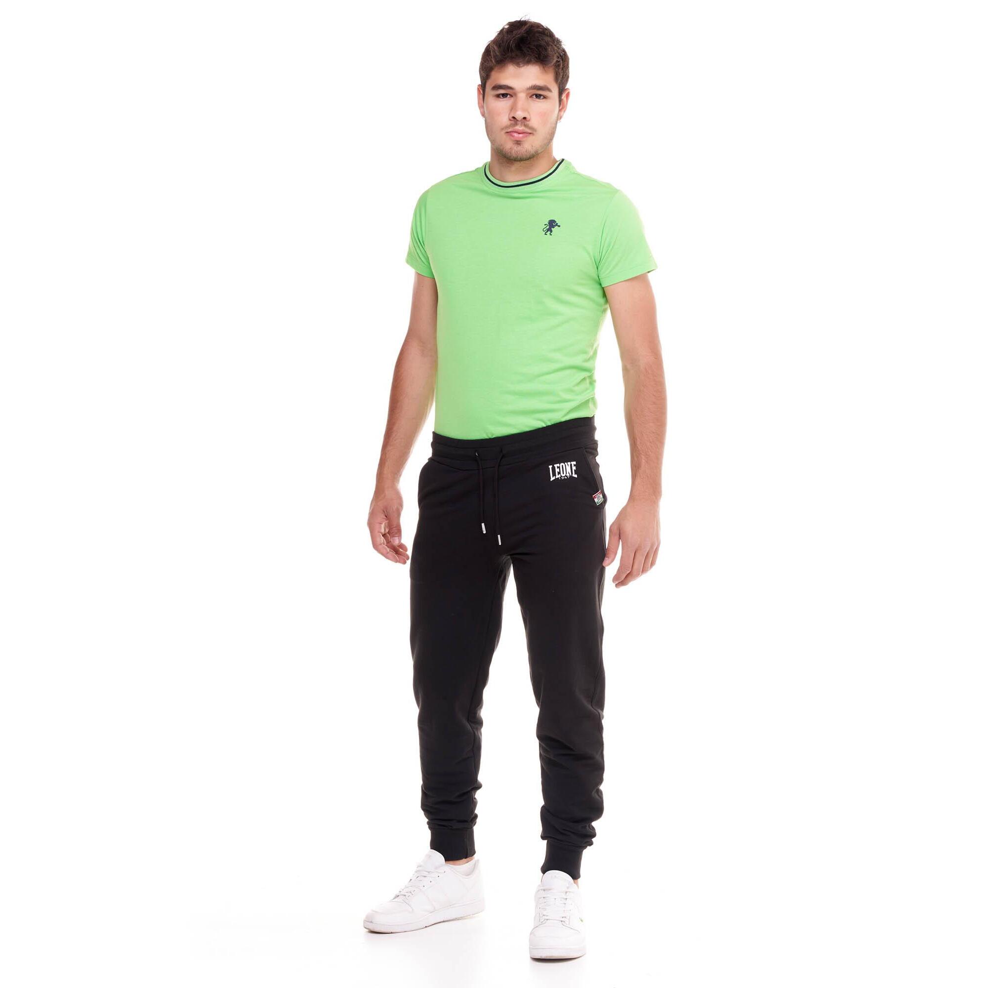 Pantalón deportivo de hombre Leone Basic con puños