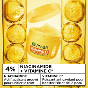 Garnier SkinActive Vitamine C Crème Sorbet Hydratante Booster d'Eclat - 85 ml
