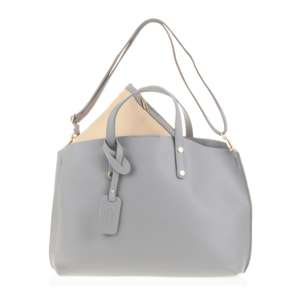 Campalto Bolso tote Mujer.Piel auténtica Tamponato