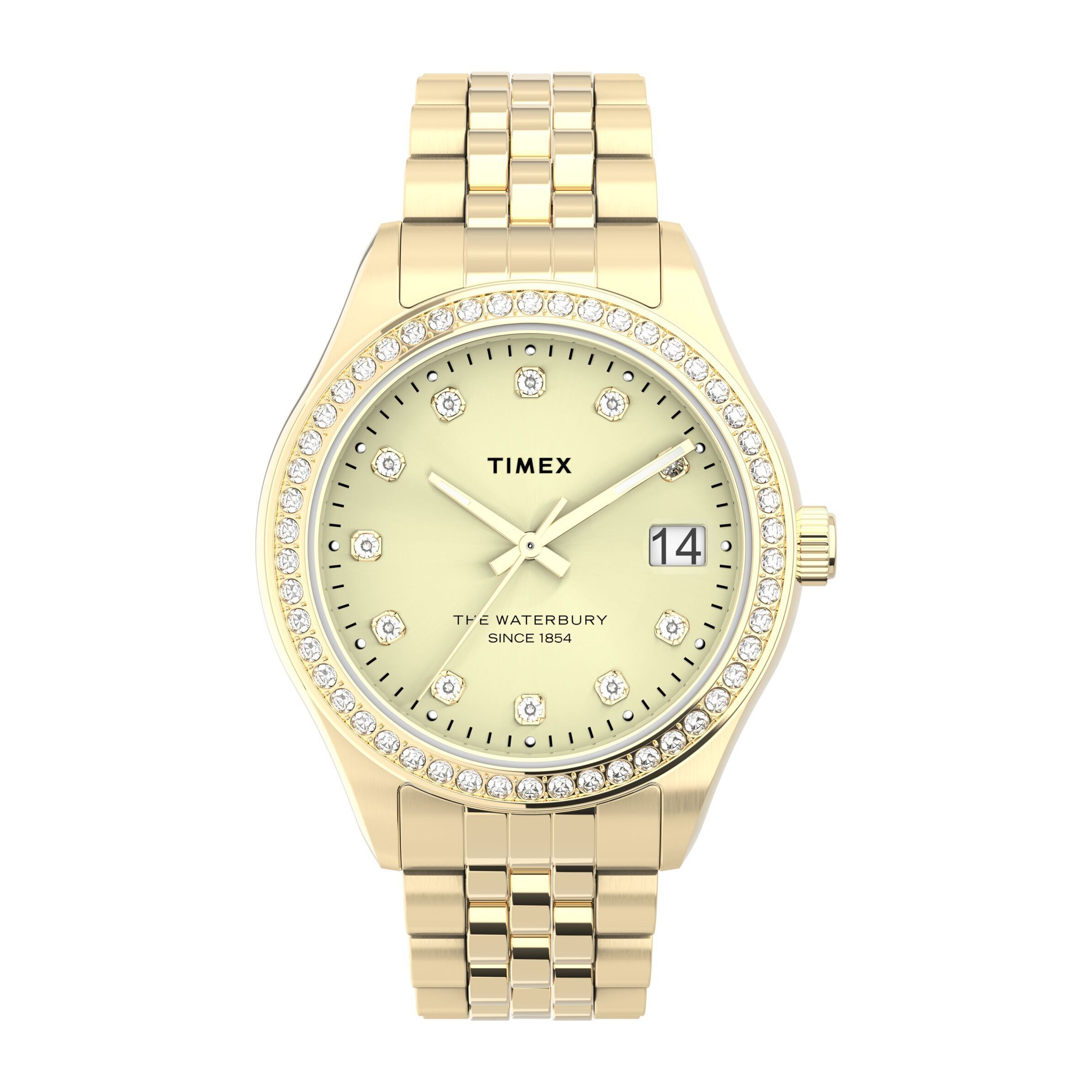 Timex Reloj Analógico De Cuarzo Waterbury Traditional 34Mm Stainless Steel Bracelet Watch