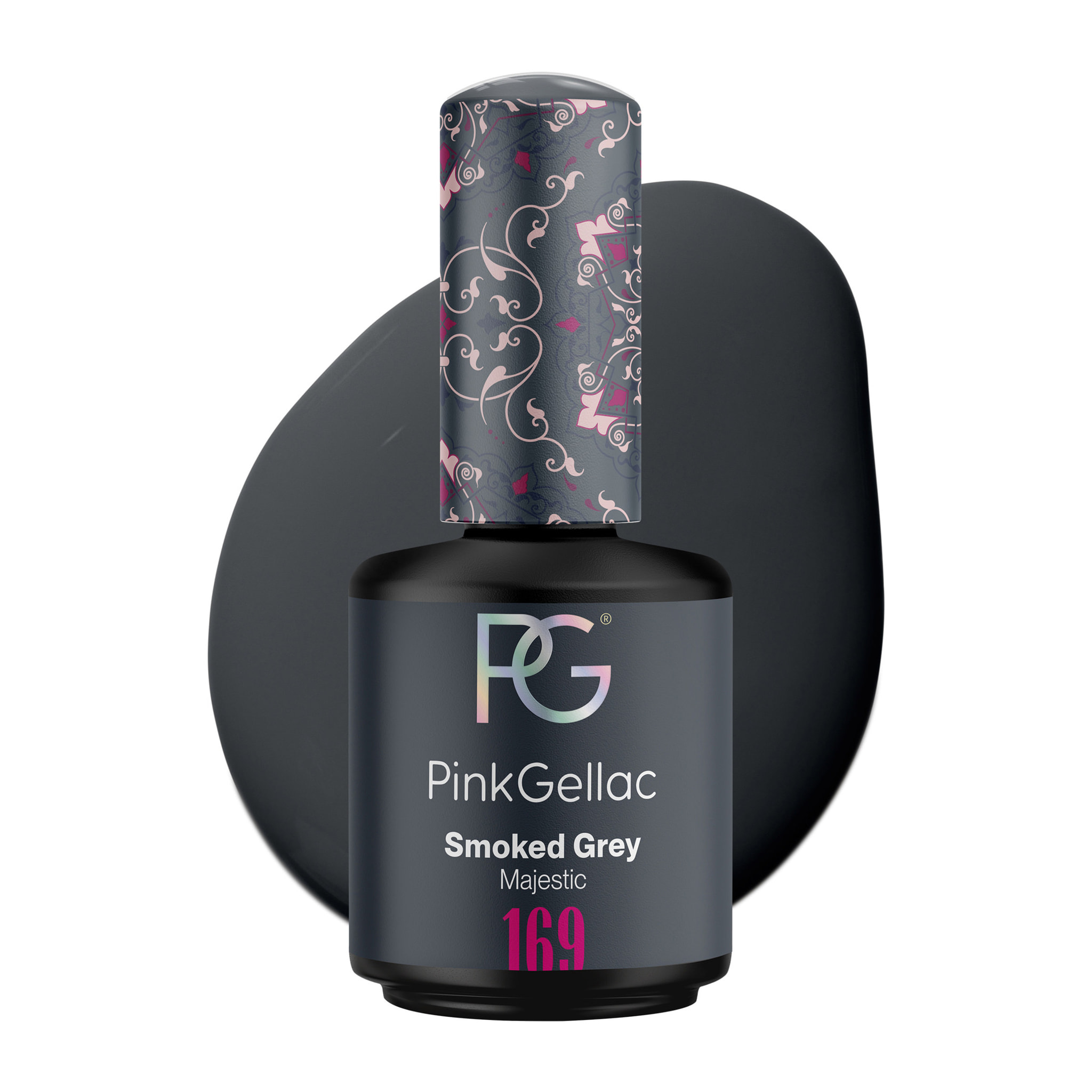 Vernis semi-permanent - 169 Smoked Grey - 15 ml