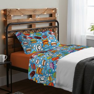 Completo letto boom 100% cotone
