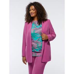 Fiorella Rubino - Blazer in tessuto fluido - Rosa