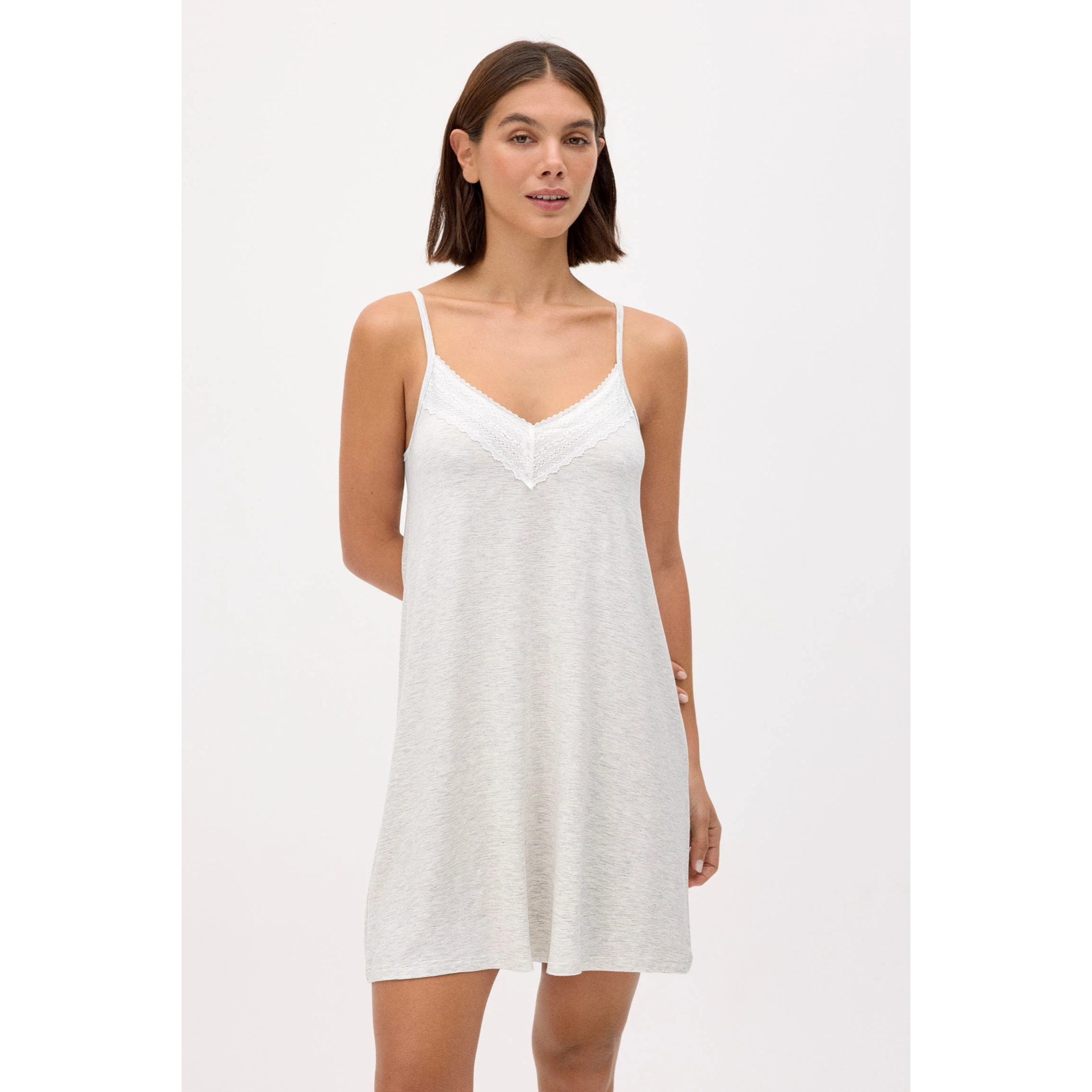Camicia da notte lingerie Grigio