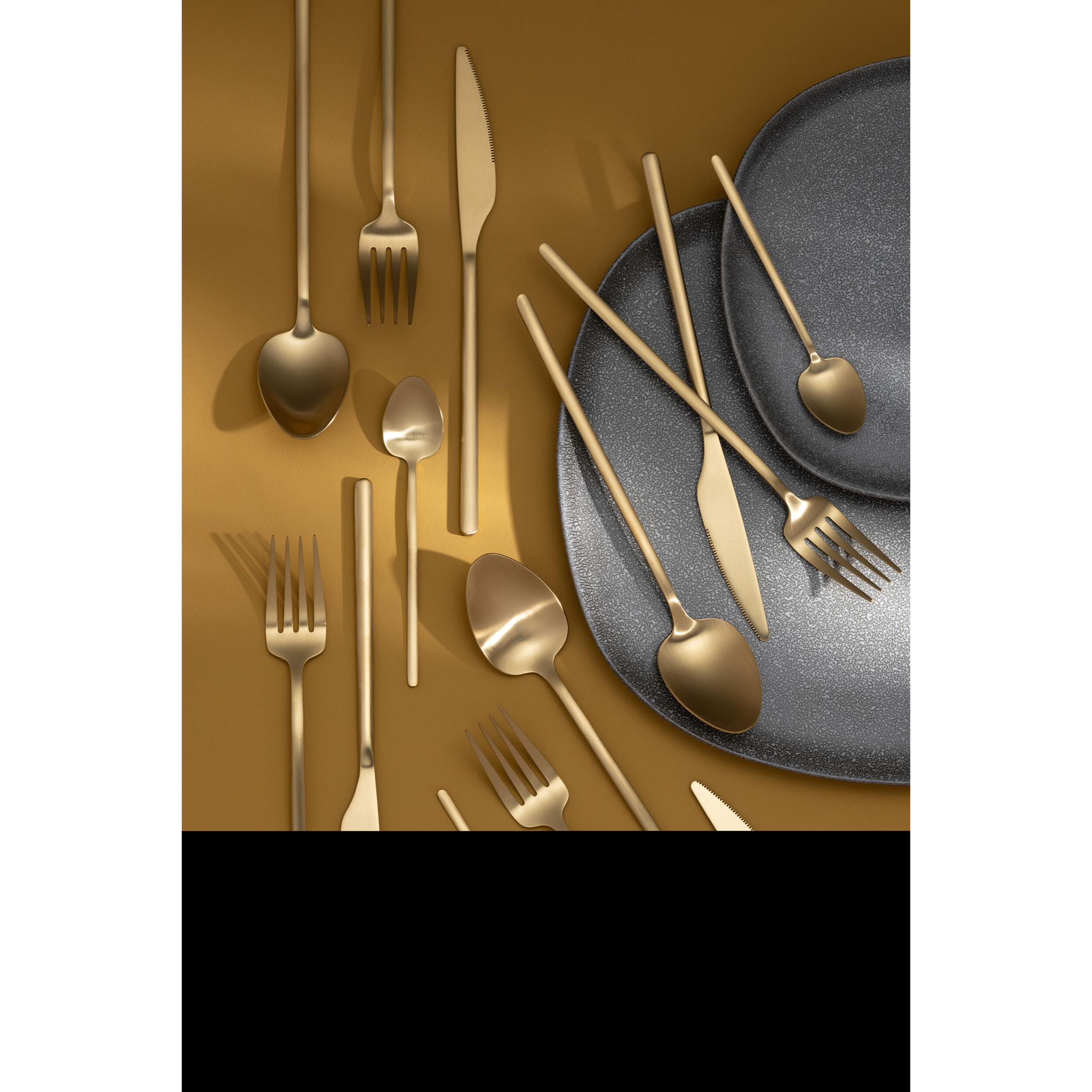 J-Line couvert - acier inoxydable - or  - box 24 pièces