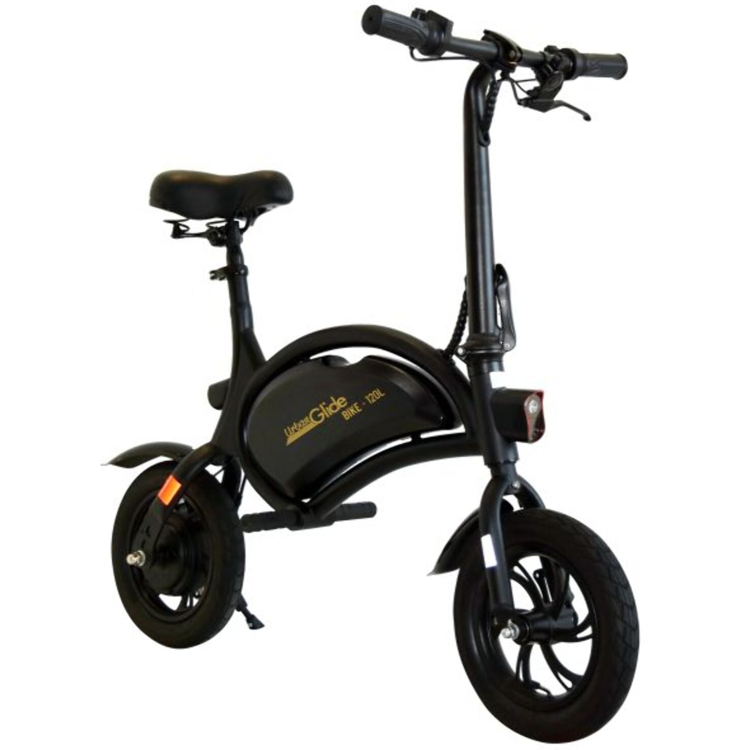 Draisienne électrique URBANGLIDE BIKE 120+ – Adulte / Ado dès 14 ans – 250W, 36V 6Ah, 25 km/h, pliable, LED, 12 pouces