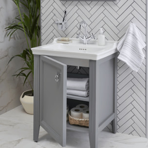 Lavabo Valarte blanc avec trop plein