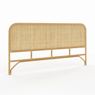 Tête de lit 180 cm en rotin naturel - Grace