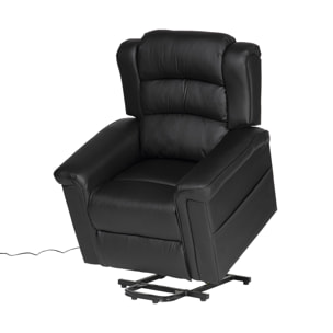 Fauteuil électrique inclinable BERNIE noir