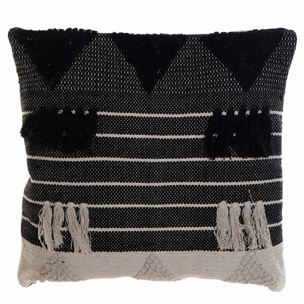 Coussin érythrée franges noir