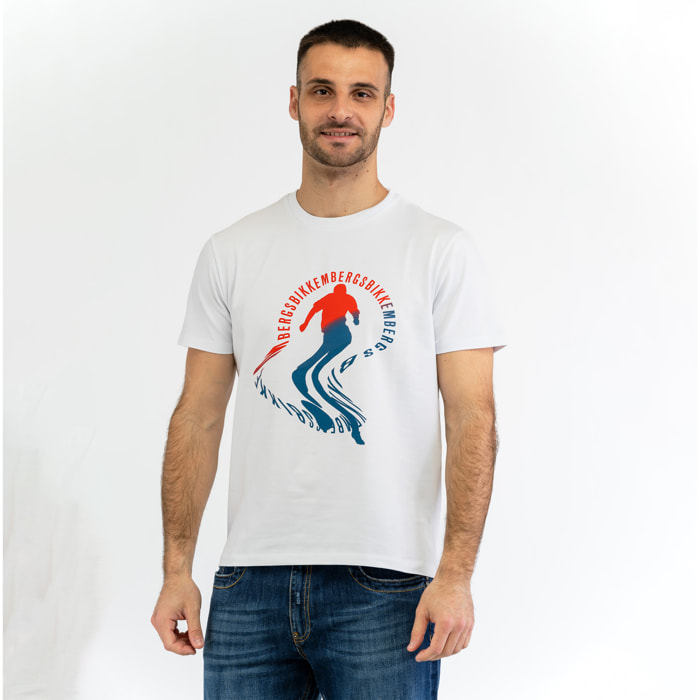 BIKKEMBERGS t-shirt uomo white