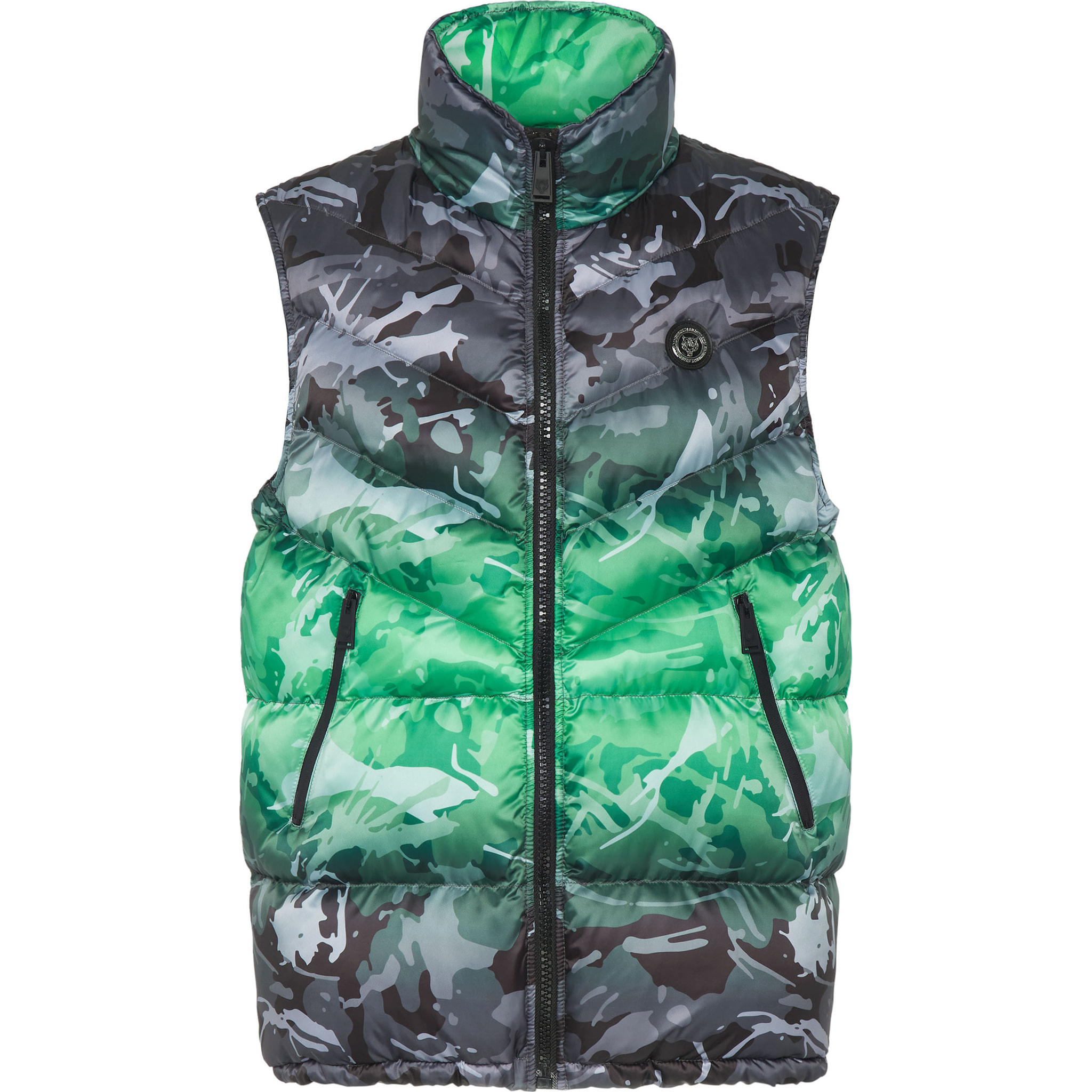 PLEIN SPORT Gilet corto CAMOUFLAGE