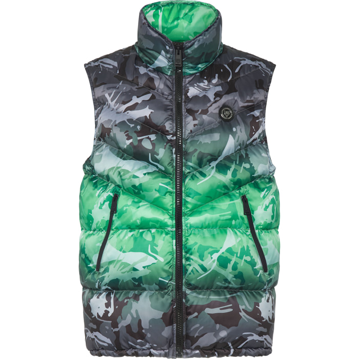 PLEIN SPORT Gilet corto CAMOUFLAGE