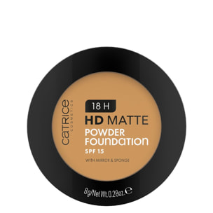 18h Hd Matte Powder Foundation - Fond de Teint Poudre Longue Tenue