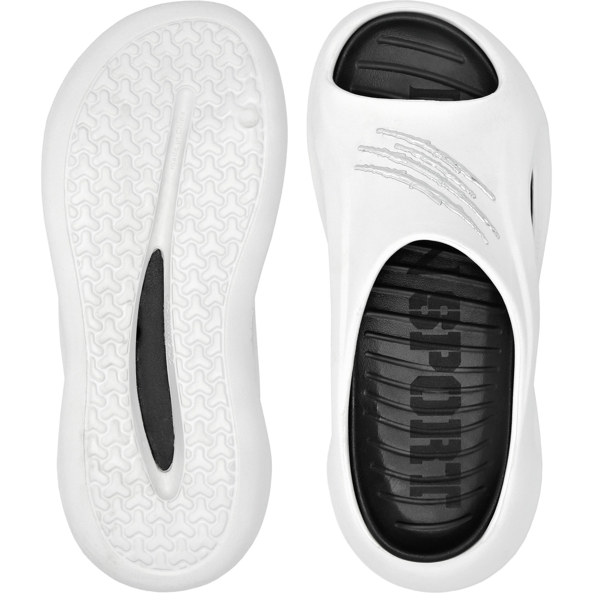 PLEIN SPORT Flat Gummy Sandals