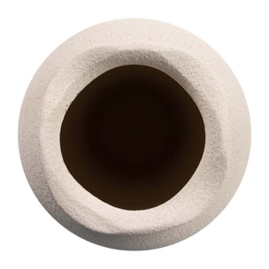 Florero Ceramica Beige 30x30x80 Cm