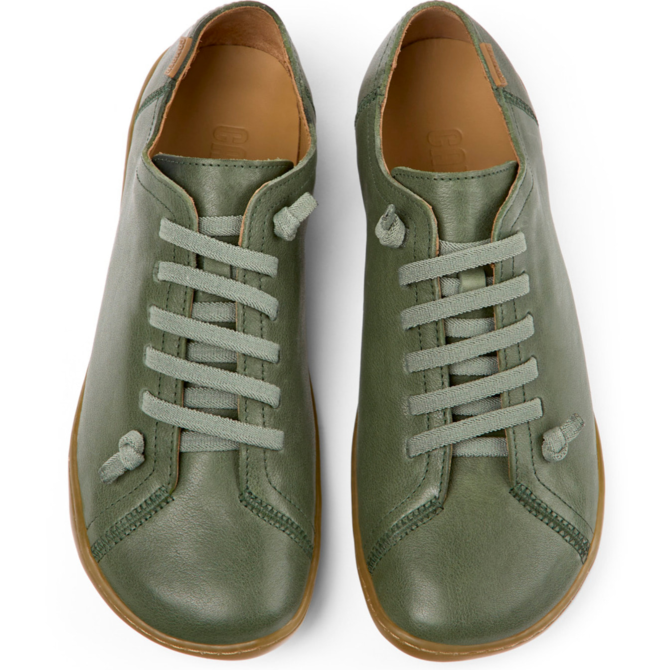 CAMPER Peu Cami - Zapatillas Sneakers Verde Mujer
