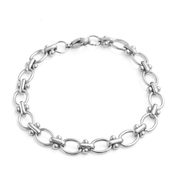 Pulsera Balil acabado rodio