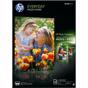 Papier photo HP Q5451A - A4-25f-200g/m²