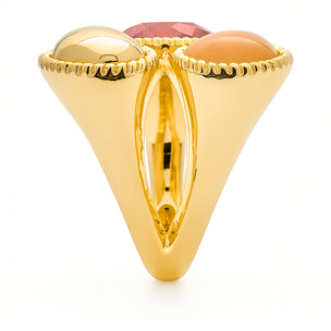 Anillo Zalya acabado oro amarillo 18k