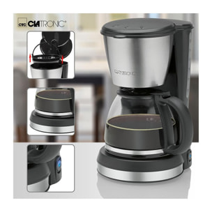 Cafetière 12-14 tasses 1,5L Clatronic KA 3562 Noir