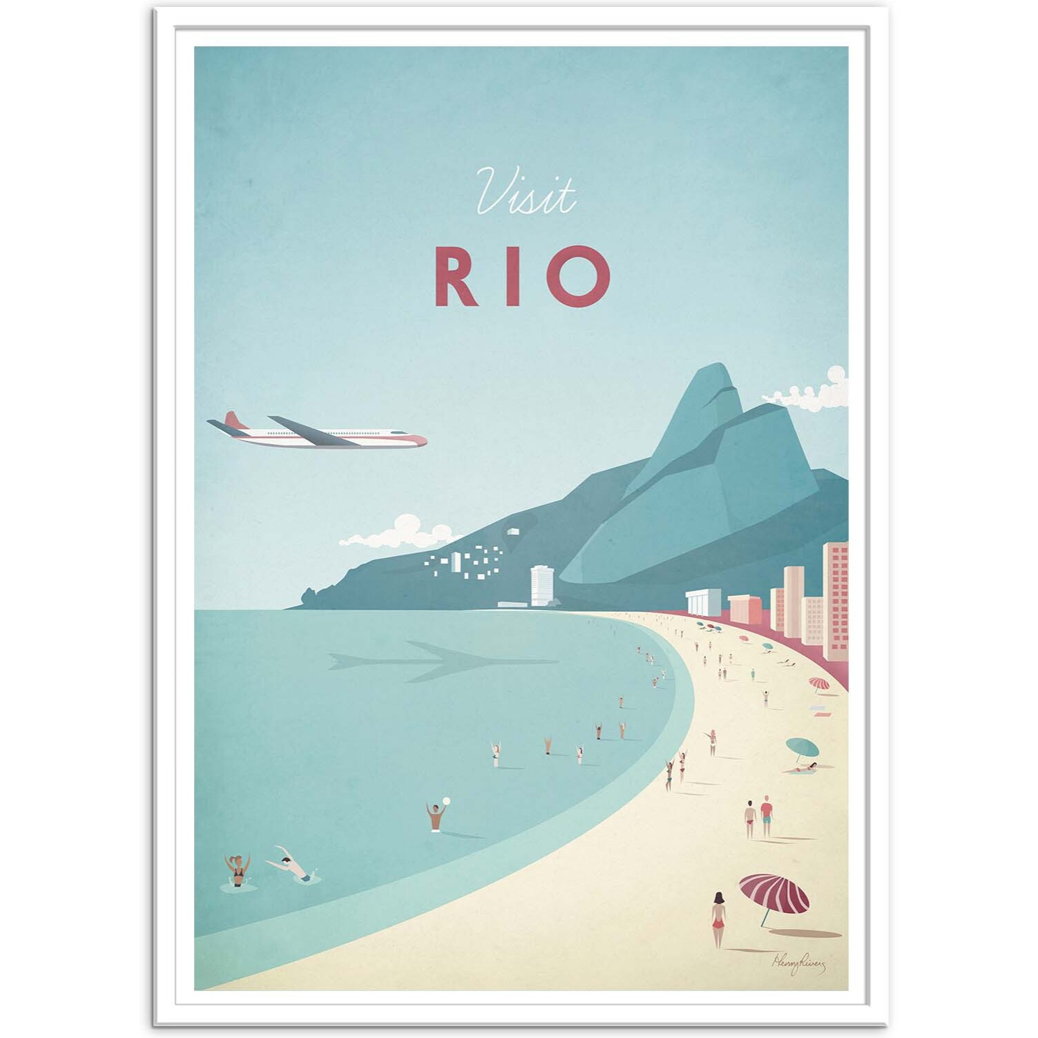 Affiche - Visit Rio - Henry Rivers