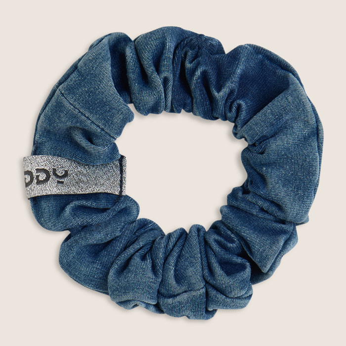 Elastico per capelli in denim con logo FREDDY