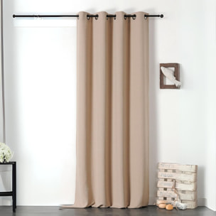 Rideau en 100% lin Libeccio - Beige