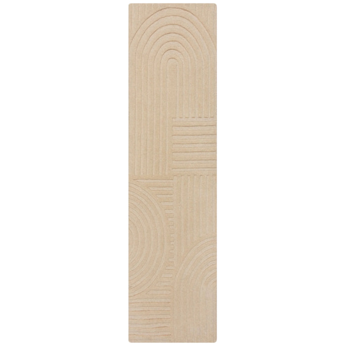 Tapis en laine de couloir ZEN GARDEN