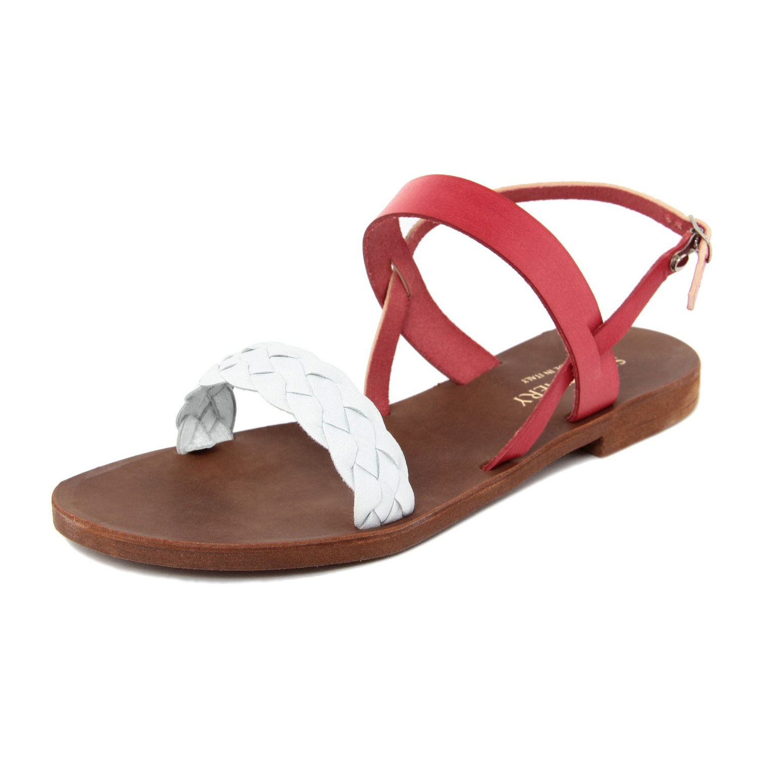 SANDALO FLAT Summery Rosso