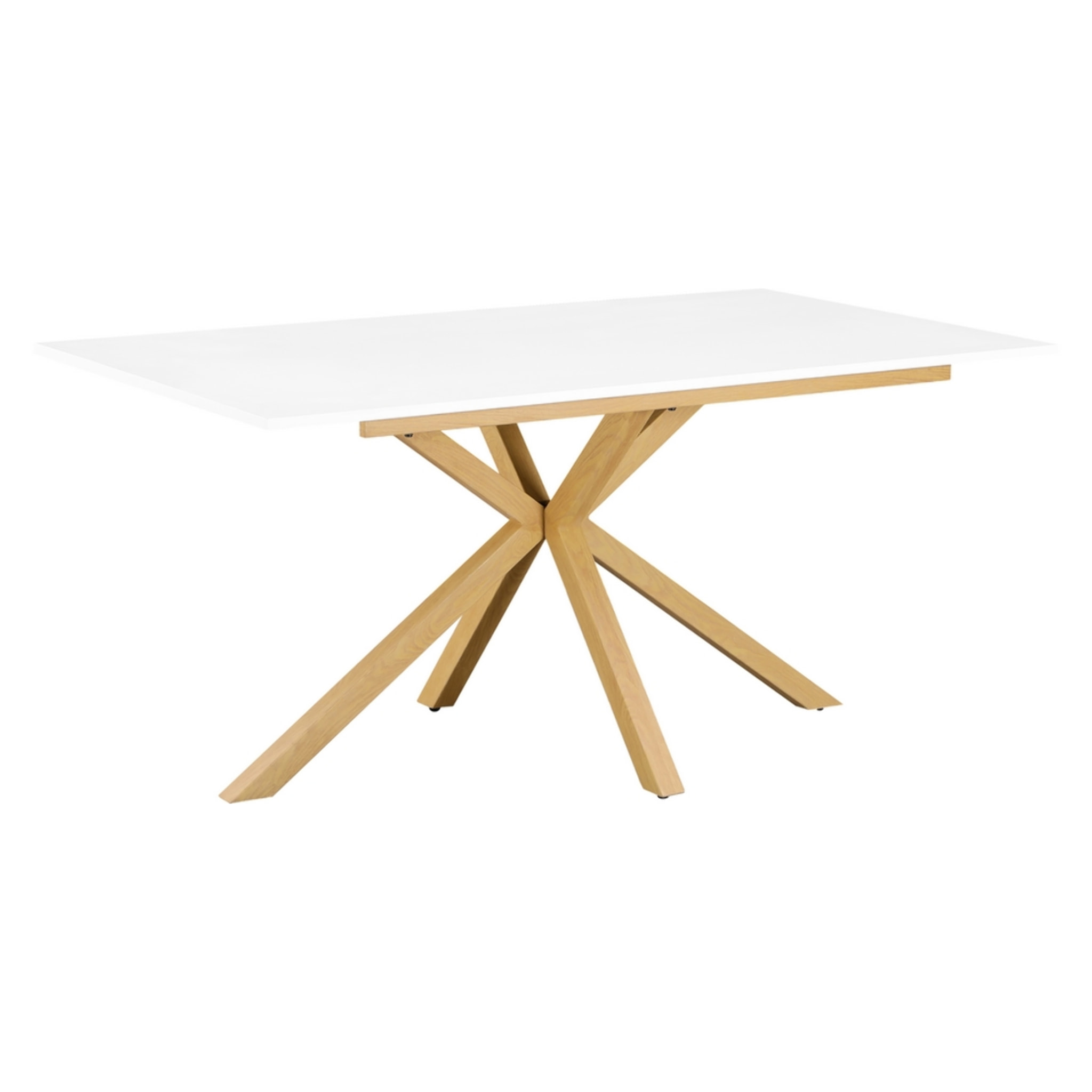 Tavolo estensibile bianco 140-190x90x77 cm - Harper