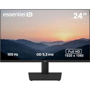 Ecran PC ESSENTIELB Pixel view Plat 24'' VA 2025