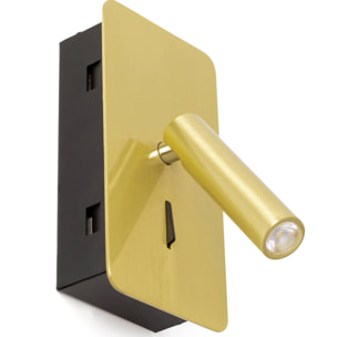 SUAU Lampada incasso oro satinato