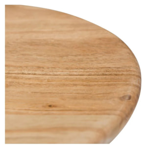 Tabouret rond en bois d'acacia - Modasa