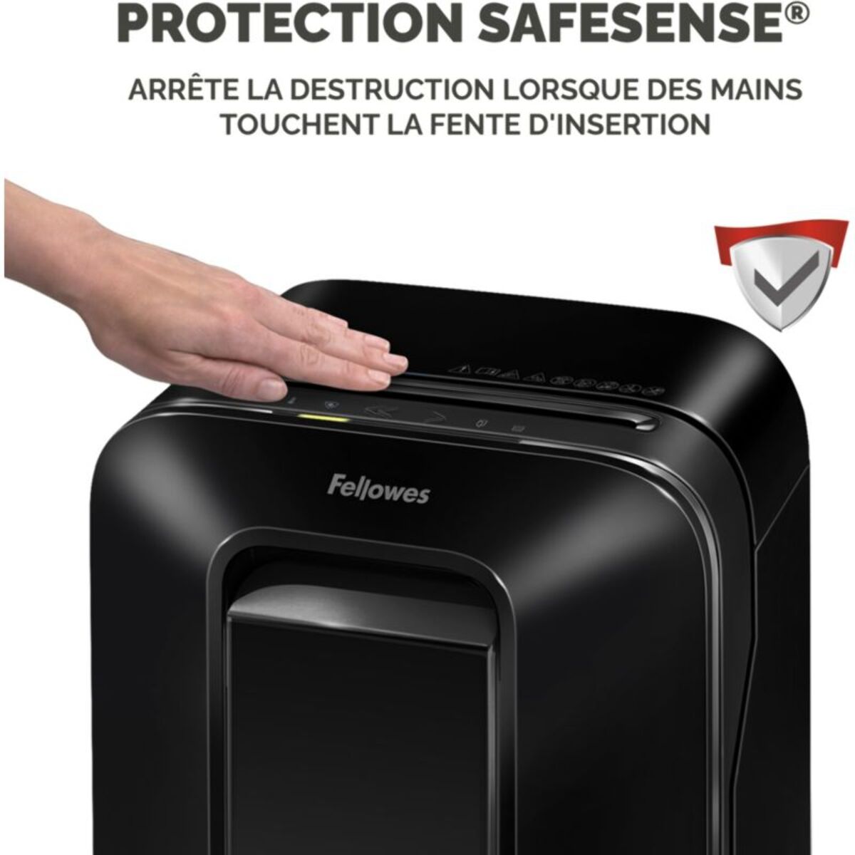 Destructeur FELLOWES MICROSHRED LX200 NOIR