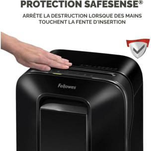 Destructeur FELLOWES MICROSHRED LX200 NOIR