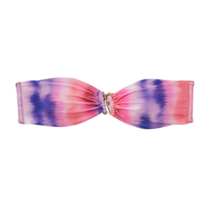 Reggiseno mare a fascia fantasia