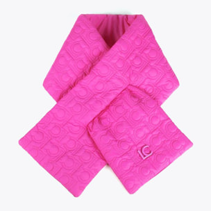 Monogramma in nylon con colletto imbottito