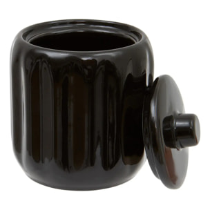 Pot à coton Colorama en céramique D.12,5cm noir