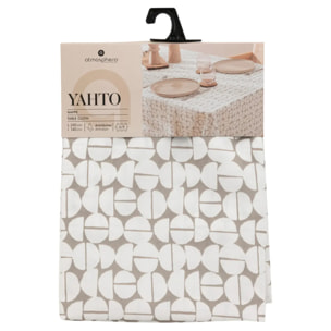 Nappe anti-tache Yahto beige 140x240cm