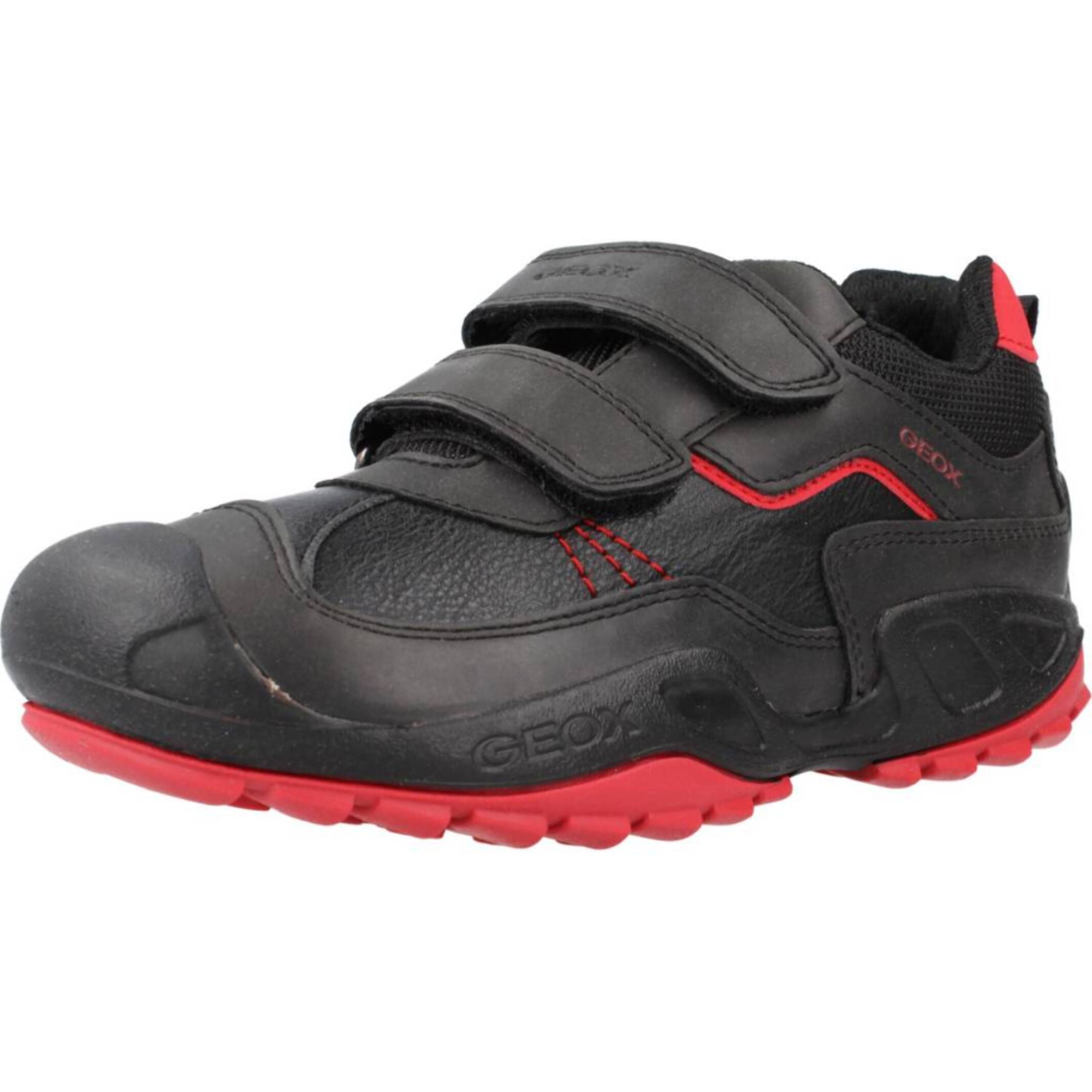 Zapatillas Niño de la marca GEOX  modelo J NEW SAVAGE BOY A NEGRO