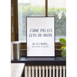 Affiche 'Les gens du matin'