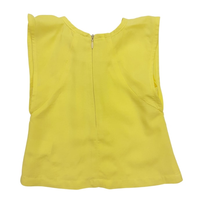 TOP CREPONNE GIALLO