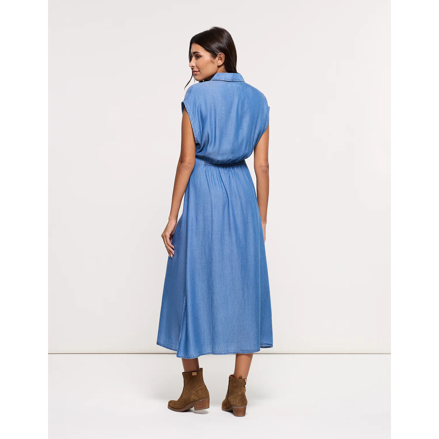 Vestido largo Denim - Lonzi